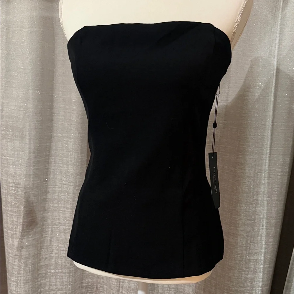 Black Strapless Top - Picture 1 of 4